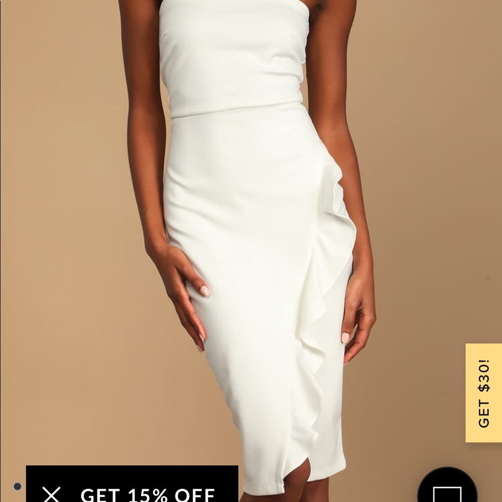 Lulus strapless dress